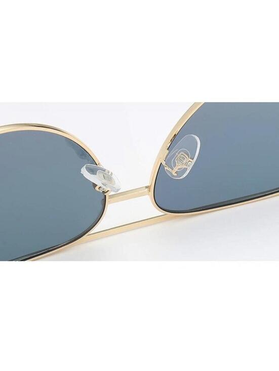 NEW QUAY AUSTRALIA DESI PERKINS SAHARA AVIATOR GOLD GRADIENT SUNGLASSES main image 4